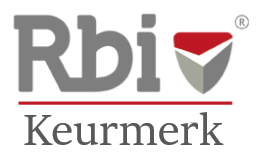 Register Bouwkundig Inspecteurs te herkennen aan het Keurmerk Rbi logo
